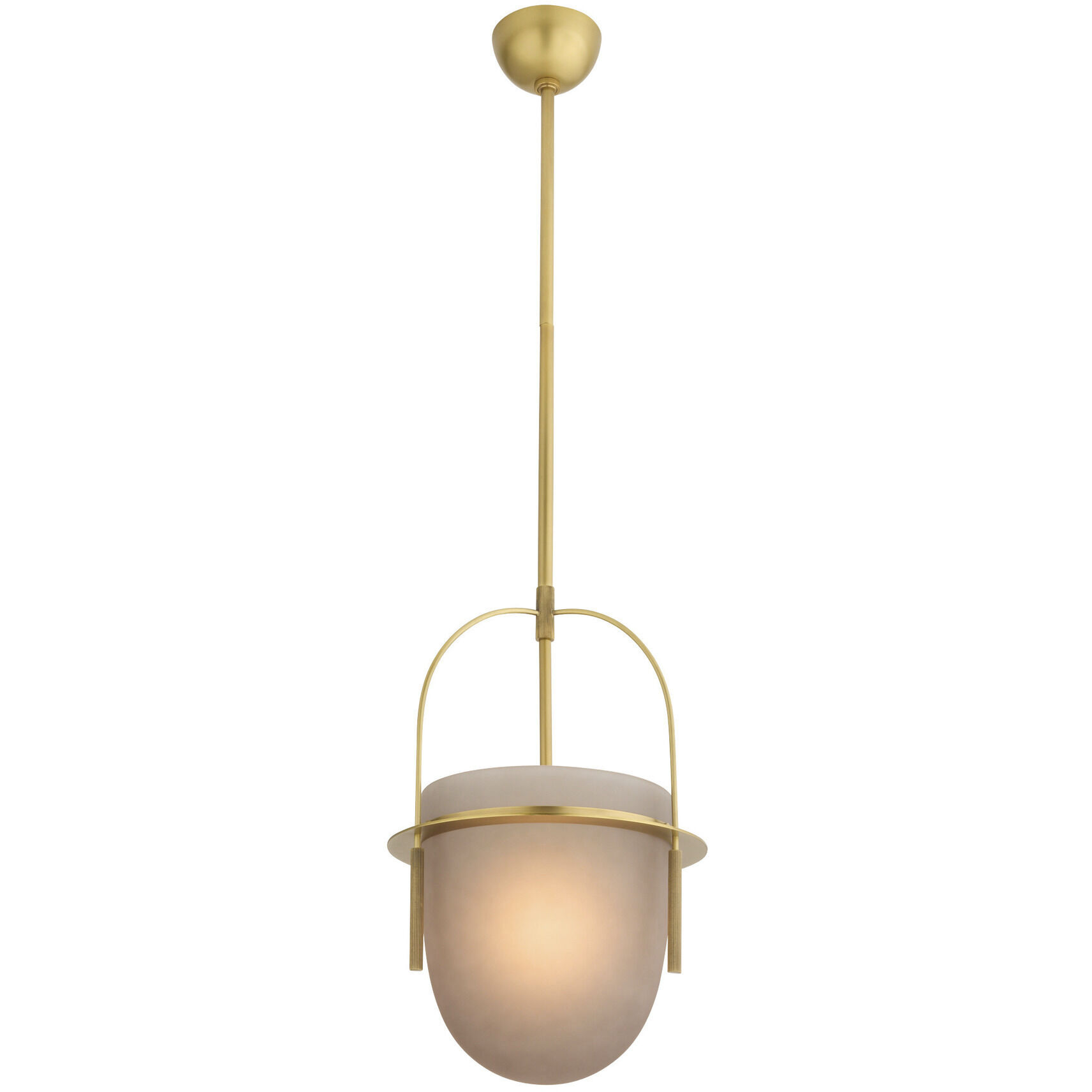 Kathleen 1 Light 13 inch Antique Brass Pendant Ceiling Light