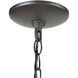 Star 1 Light 11 inch Oil Rubbed Bronze with Clear Mini Pendant Ceiling Light