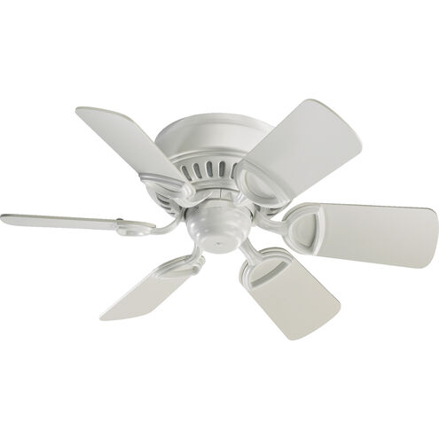 Medallion 30 inch Studio White Ceiling Fan