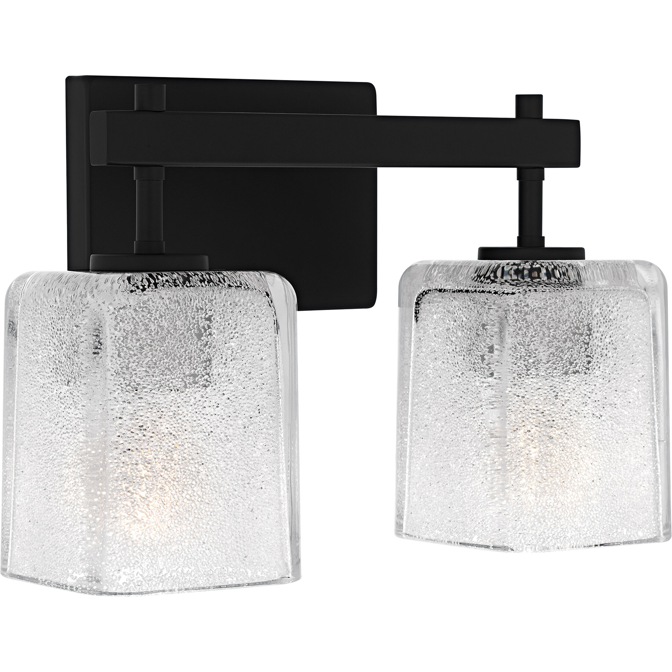 Brenthouse 2 Light 13.5 inch Matte Black Bath Light Wall Light, Medium