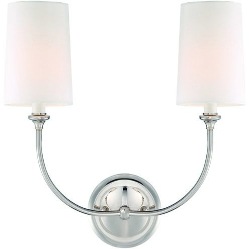 Sylvan Sconce Wall Light in Polished Nickel