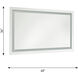 Mera 60 X 36 inch Might Bright White LED Wall Mirror