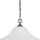Trinity 1 Light 18 inch Antique Bronze Pendant Ceiling Light