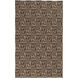 Frontier 66 X 42 inch Dark Brown, Wheat Rug