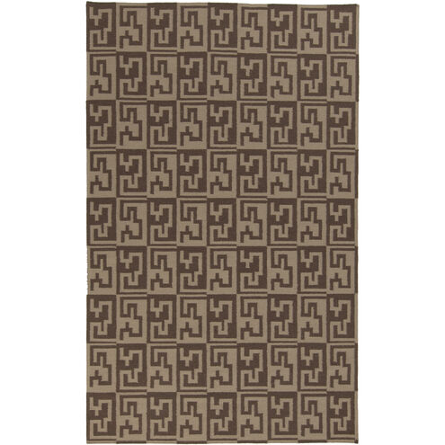 Frontier 66 X 42 inch Dark Brown, Wheat Rug