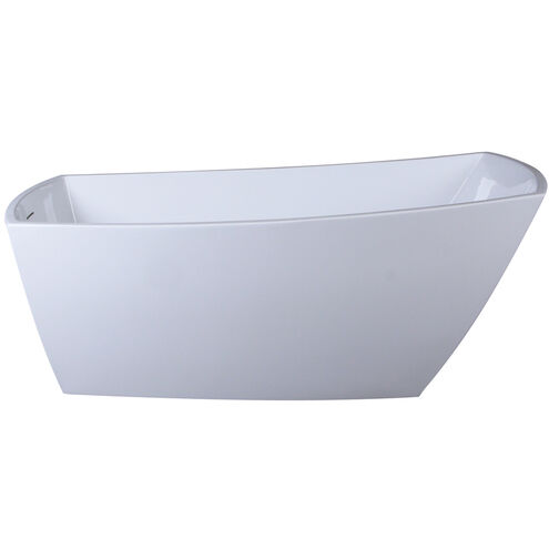 Brock Glossy White Bathtub