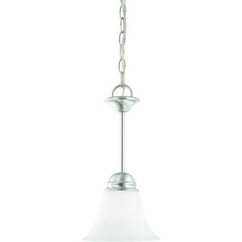 Bella 1 Light 7.25 inch Brushed Nickel Mini Pendant Ceiling Light