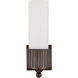 Bryce 1 Light 4.5 inch Oil Rubbed Bronze/Frosted Bath Wall Sconce Wall Light, Barry Goralnick Collection