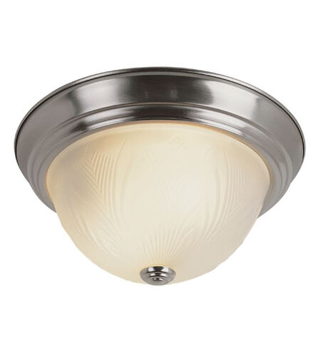 Del Mar 2 Light 11 inch Brushed Nickel Flushmount Ceiling Light