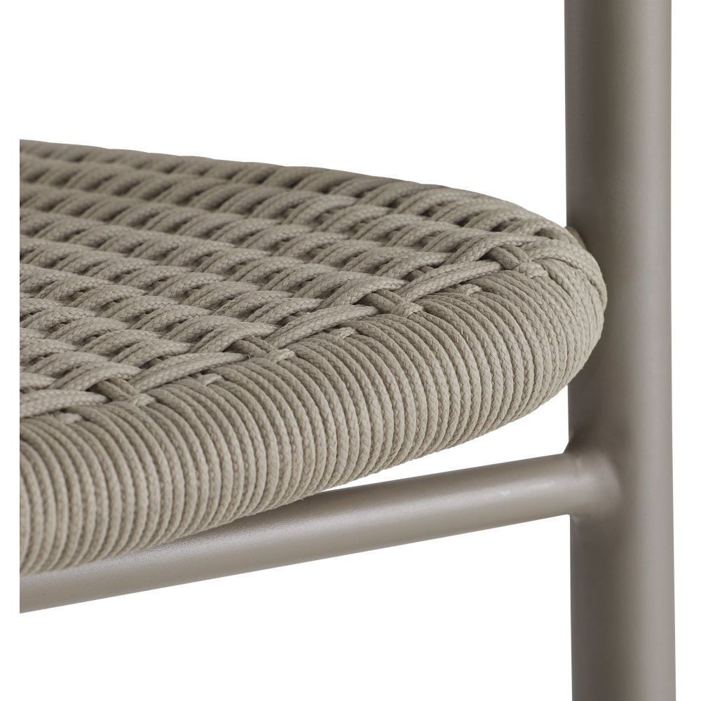 Feller Fossil and Gray Outdoor Dining Chair