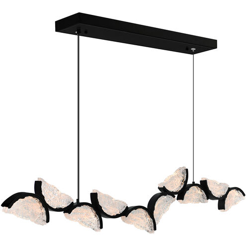 Moon 70 inch Black Chandelier Ceiling Light