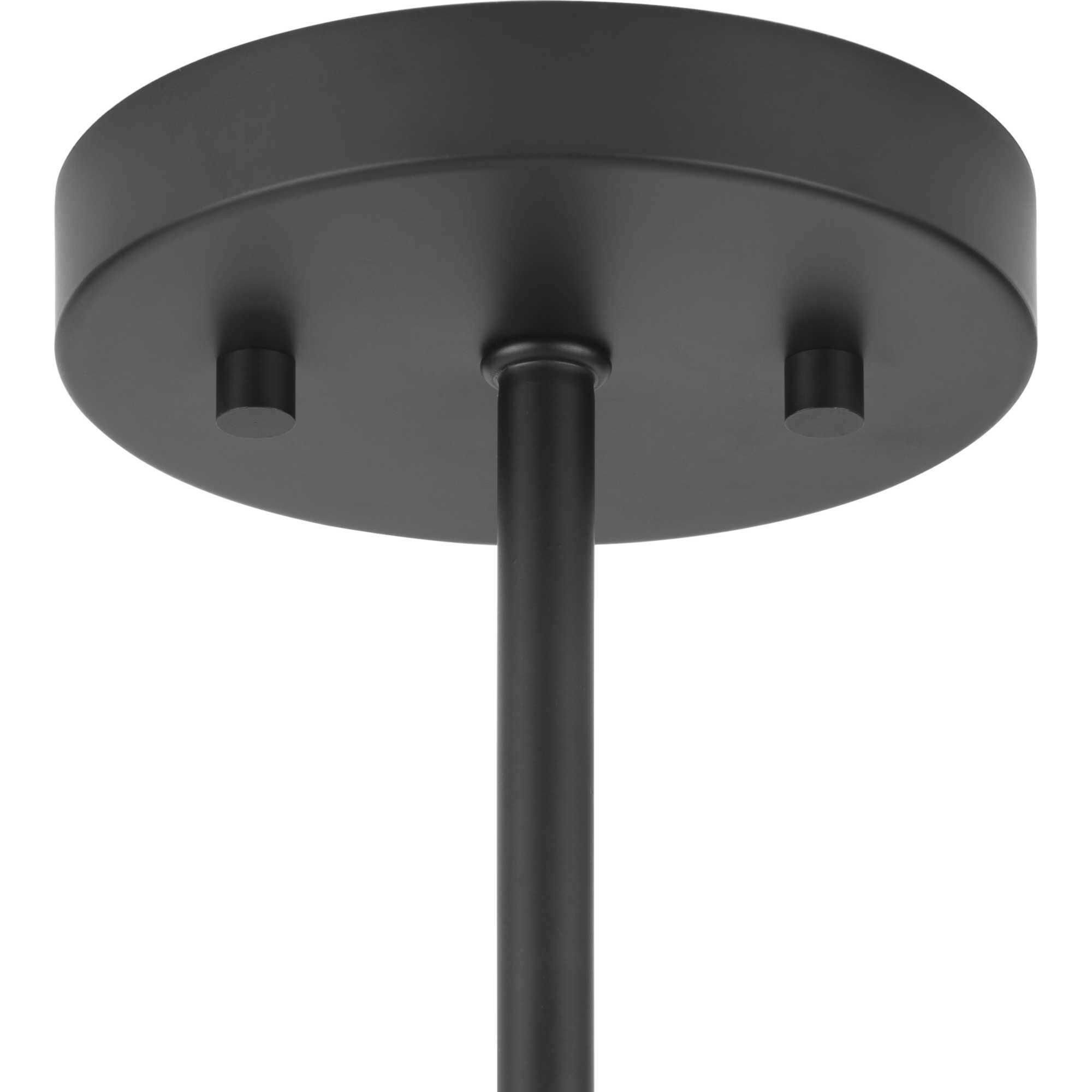 Atwell 3 Light 22 inch Matte Black Semi-Flush Mount Ceiling Light