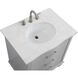 Knox 30 X 34 inch Grey Bathroom Vanity Cabinet