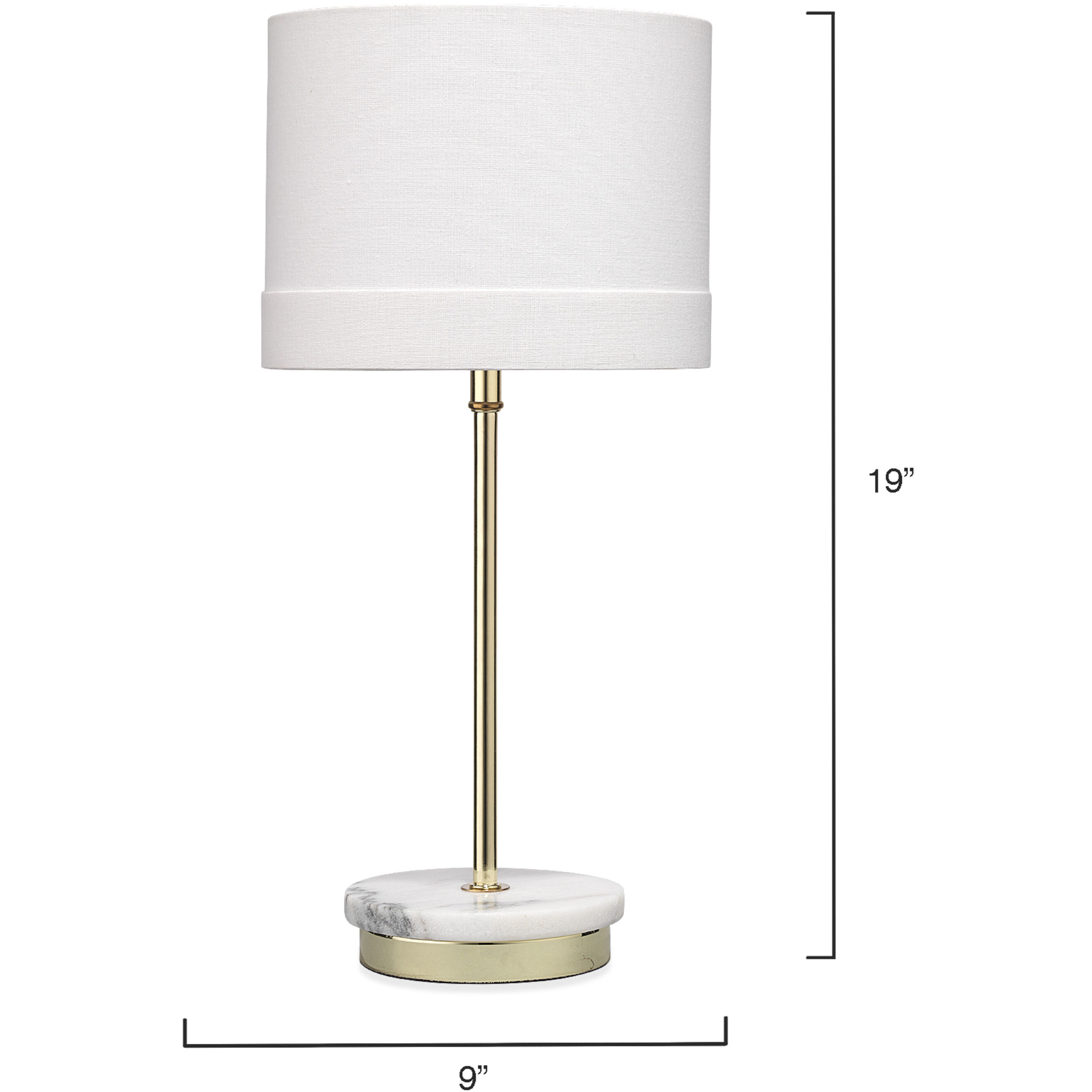 Grace 19.5 inch 40 watt Antique Brass Table Lamp Portable Light