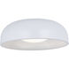 Lynx LED 12.6 inch Matte White Flush Mount Ceiling Light
