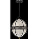 Mirage 3 Light 18.75 inch Black Pendant Ceiling Light