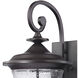 Trinity 3 Light 26 inch Oil Rubbed Bronze Outdoor Sconce, Large