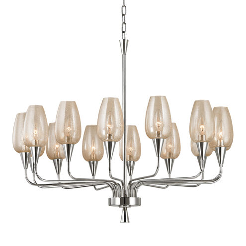 Longmont 14 Light 32 inch Polished Nickel Chandelier Ceiling Light