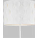 kate spade new york Dottie 62 inch 9 watt Matte White Floor Lamp Portable Light