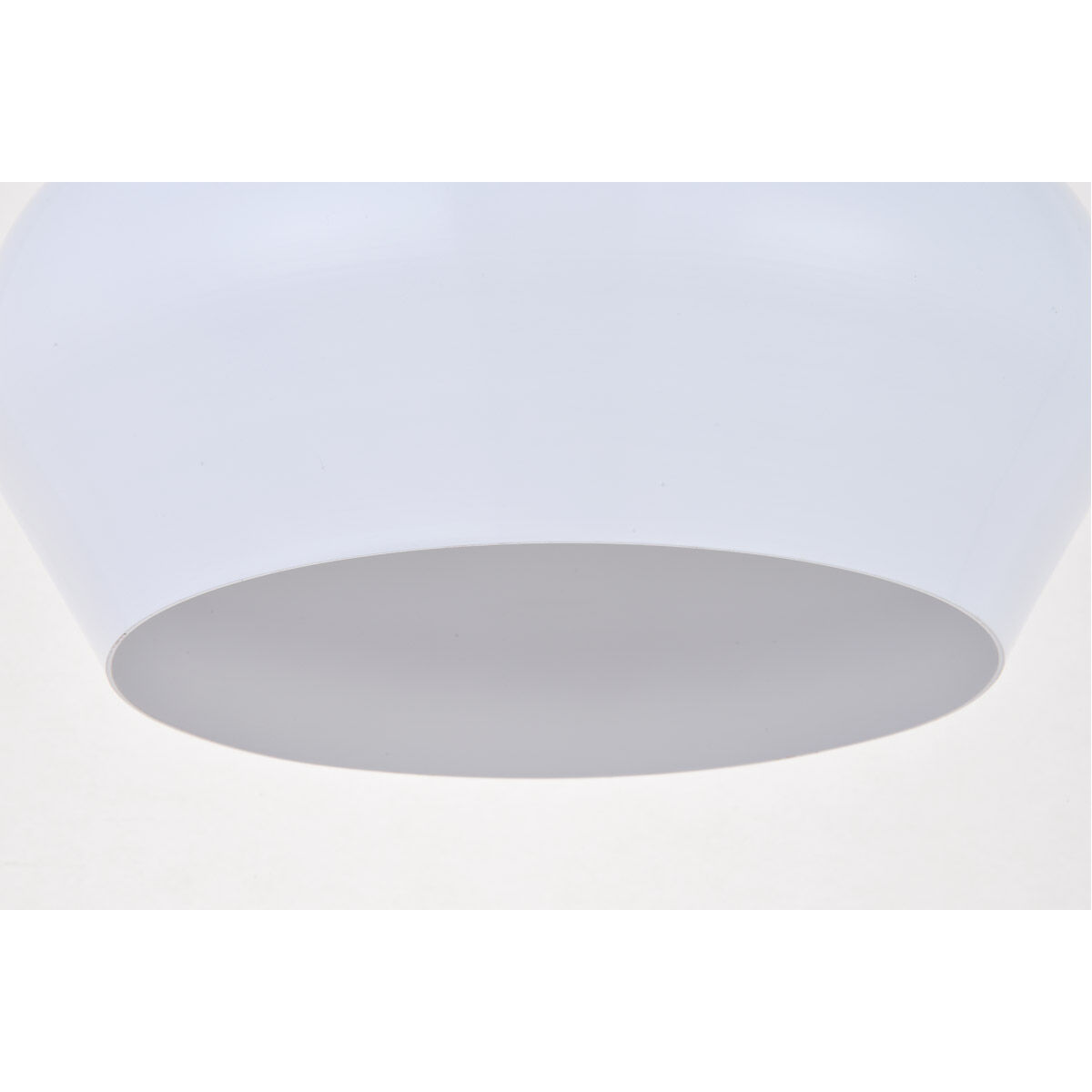 Axiom 1 Light 14 inch White Pendant Ceiling Light