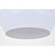 Axiom 1 Light 14 inch White Pendant Ceiling Light