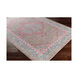 Germili 65 X 47 inch Teal/Taupe/Bright Pink Rugs, Polyester