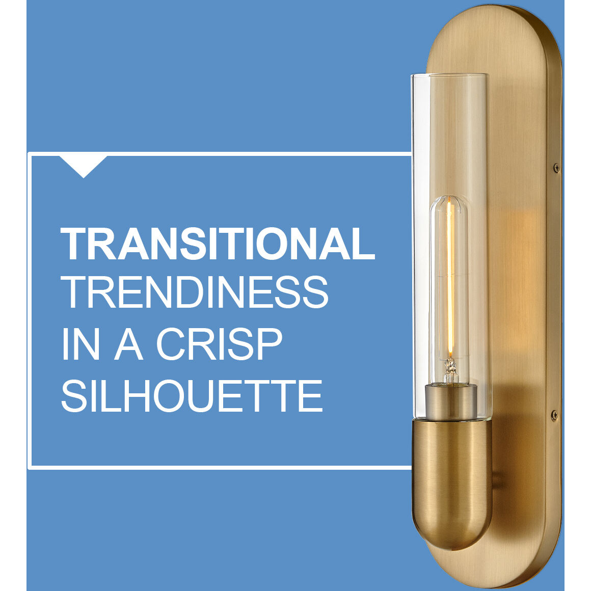 Tully 1 Light 4.5 inch Lacquered Brass ADA Sconce Wall Light