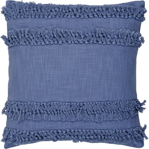 Katie 18 inch Blue Pillow Kit in 18 x 18, Square