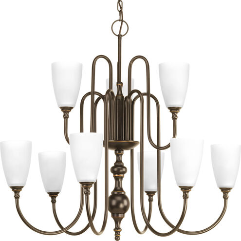 Revive 9 Light 32 inch Antique Bronze Chandelier Ceiling Light