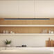 Vega LED 56 inch Black Linear Pendant Ceiling Light