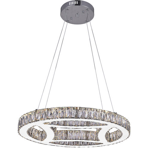 Beyond LED 20 inch Chrome Chandelier Ceiling Light