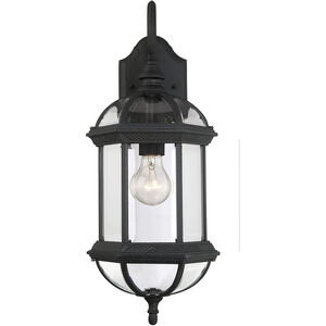 Kensington Outdoor Wall Lantern in Black