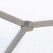 Apex 1 Light 17 inch Weathered Grey Flush Mount Ceiling Light in Linen White