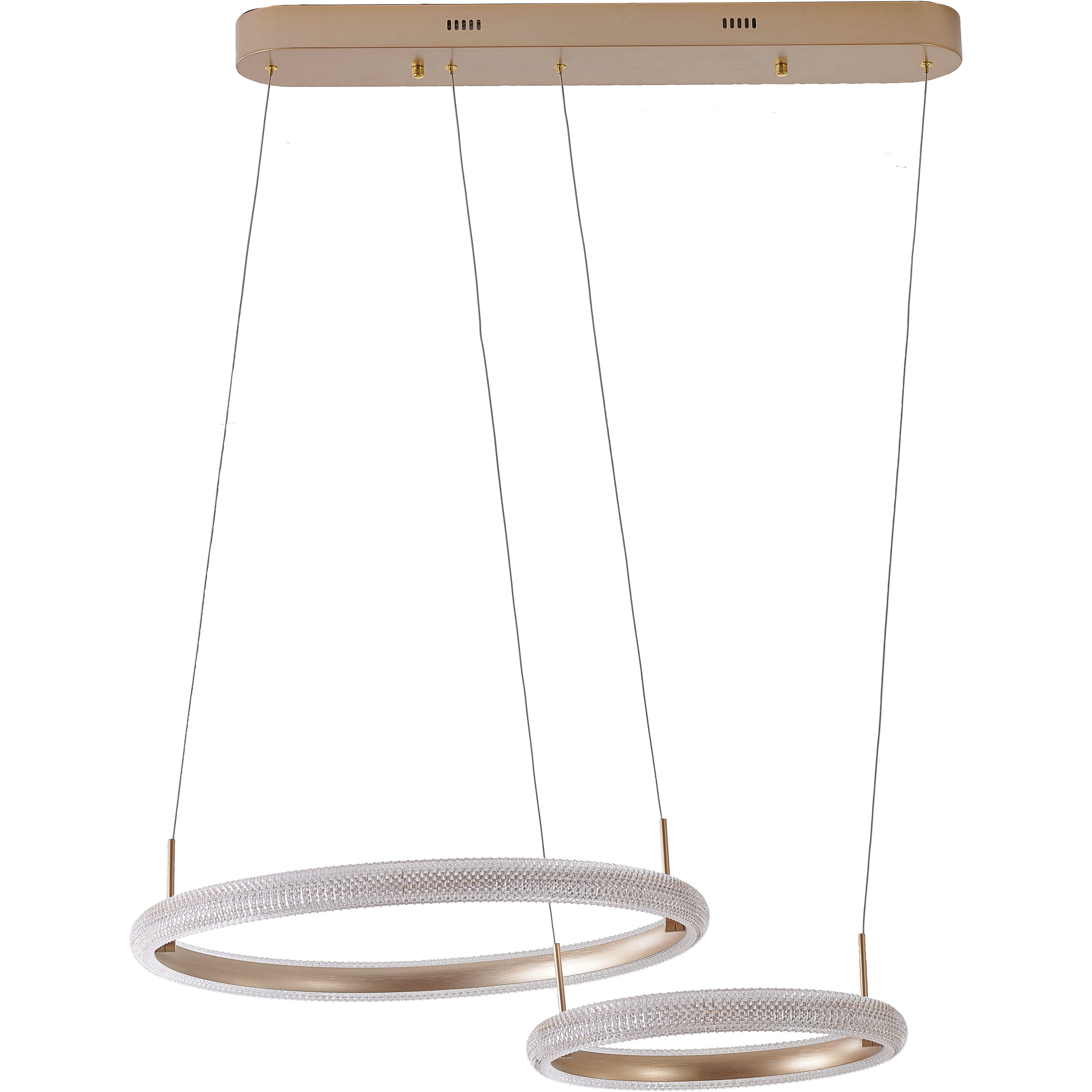 Canada LED 23.6 inch Gold Chandelier Ceiling Light