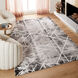 Sesia 130 X 94 inch Black/White Rug in 8 x 11