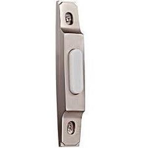 Thin Profile Pewter Push Button