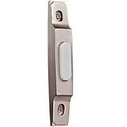 Thin Profile Pewter Push Button