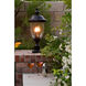 Carriage House DC 3 Light 29 inch Oriental Bronze Outdoor Pole/Post Lantern