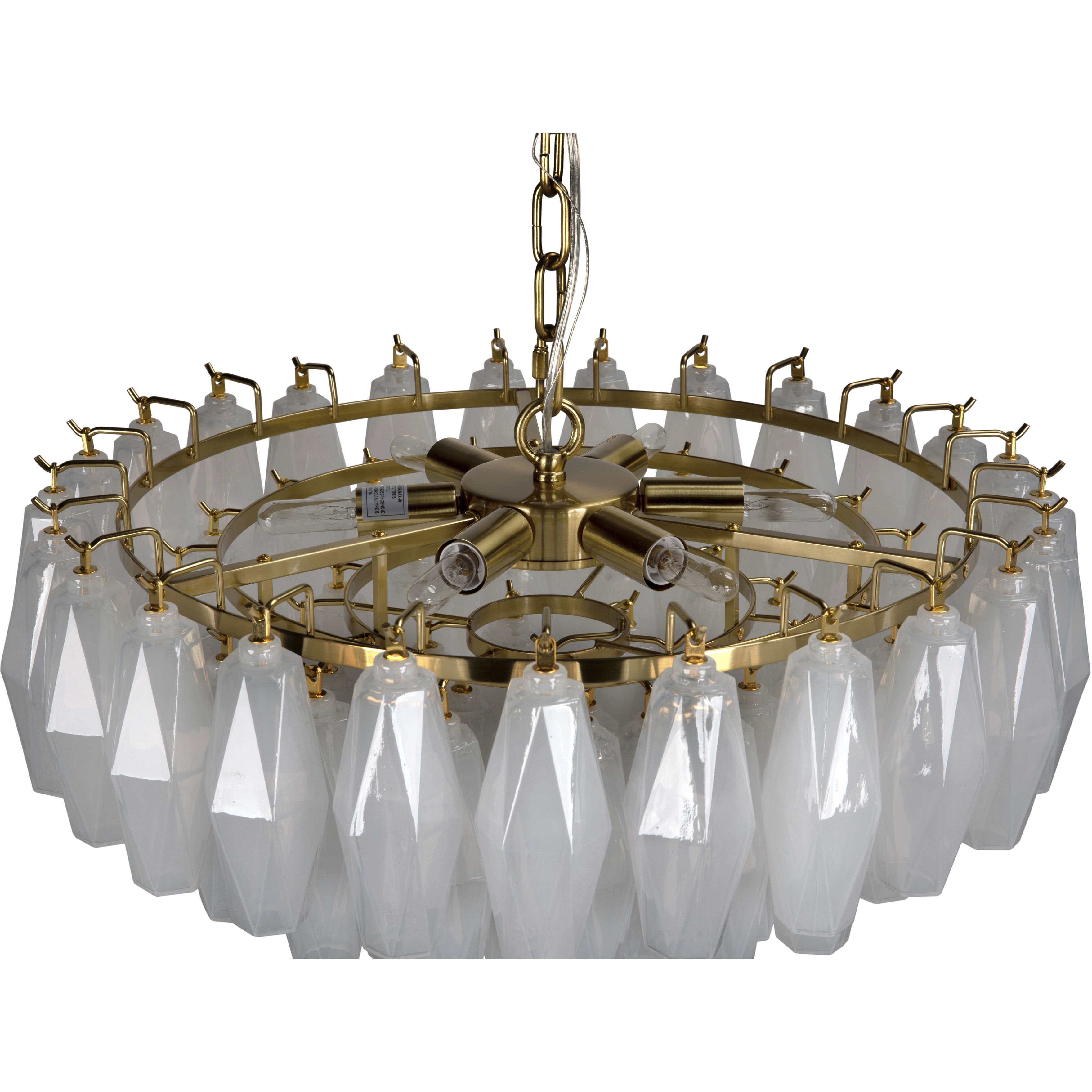 Ludmilla 6 Light 23 inch Antique Brass Chandelier Ceiling Light