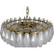 Ludmilla 6 Light 23 inch Antique Brass Chandelier Ceiling Light