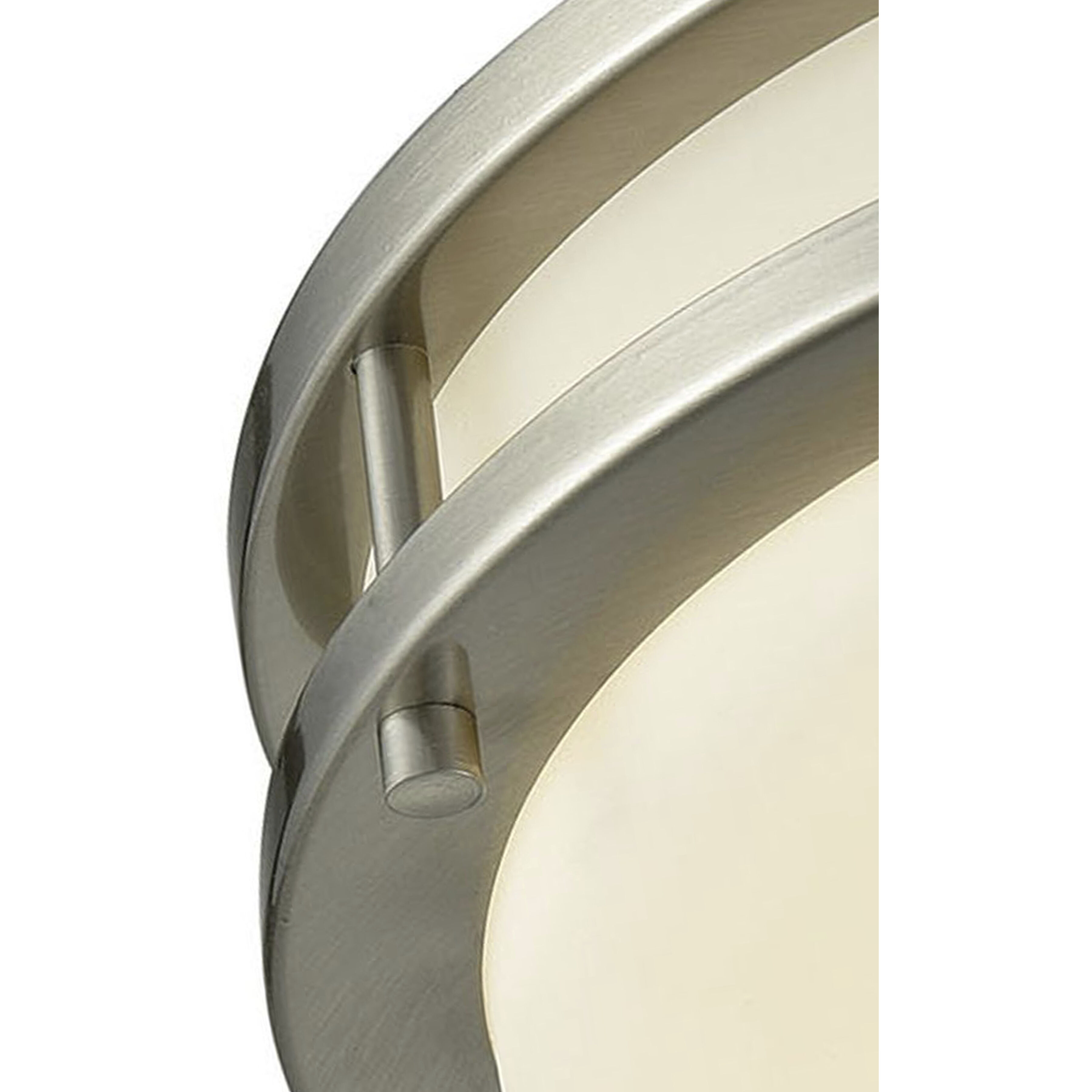 Clarion LED 11 inch Brushed Nickel Flush Mount Ceiling Light