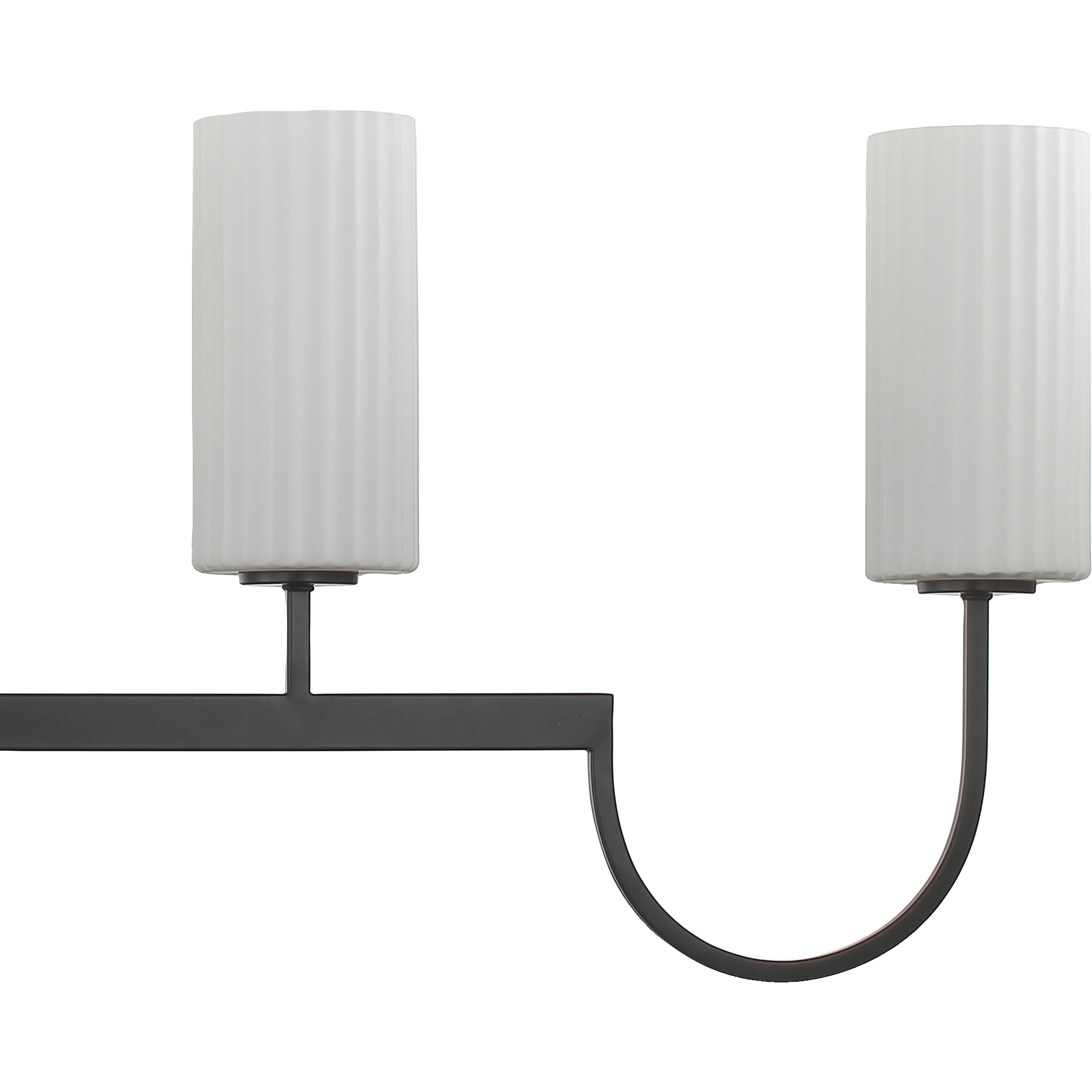 Town and Country 4 Light 43.25 inch Black Linear Pendant Ceiling Light