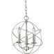 Williamsport 3 Light 13 inch Brushed Nickel Chandelier Ceiling Light
