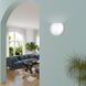 Piedmont 1 Light 10 inch Shiny White ADA Wall Sconce Wall Light