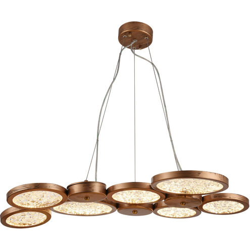 Canada LED 27 inch Antique Gold Pendant Ceiling Light