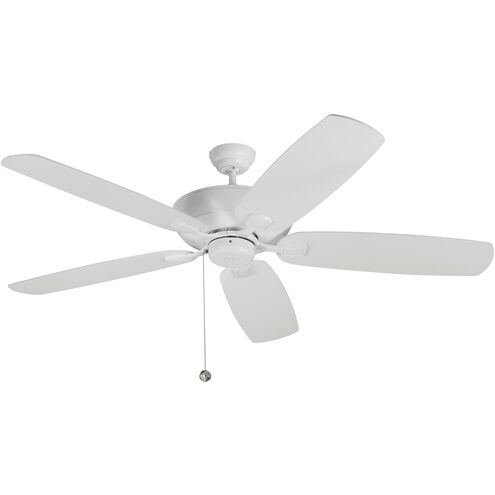 Colony 60 60 inch Matte White Ceiling Fan