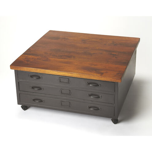 Galvin  36 X 36 inch Industrial Chic Cocktail Table