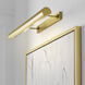 C&M by Chapman & Myers Kenyon 120 watt 30 inch Burnished Brass Picture Light Wall Light