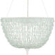 Thalassa 1 Light 29.5 inch Seaglass/Sugar White Pendant Ceiling Light