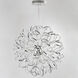 Chaos LED 39.5 inch Polished Chrome Entry Foyer Pendant Ceiling Light
